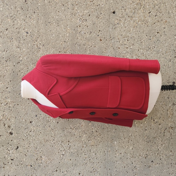 LIDA BADAY red wool jacket - Picture 6 of 13